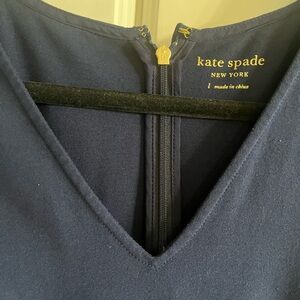 Kate Spade Midnight Blue V-Neck Dress